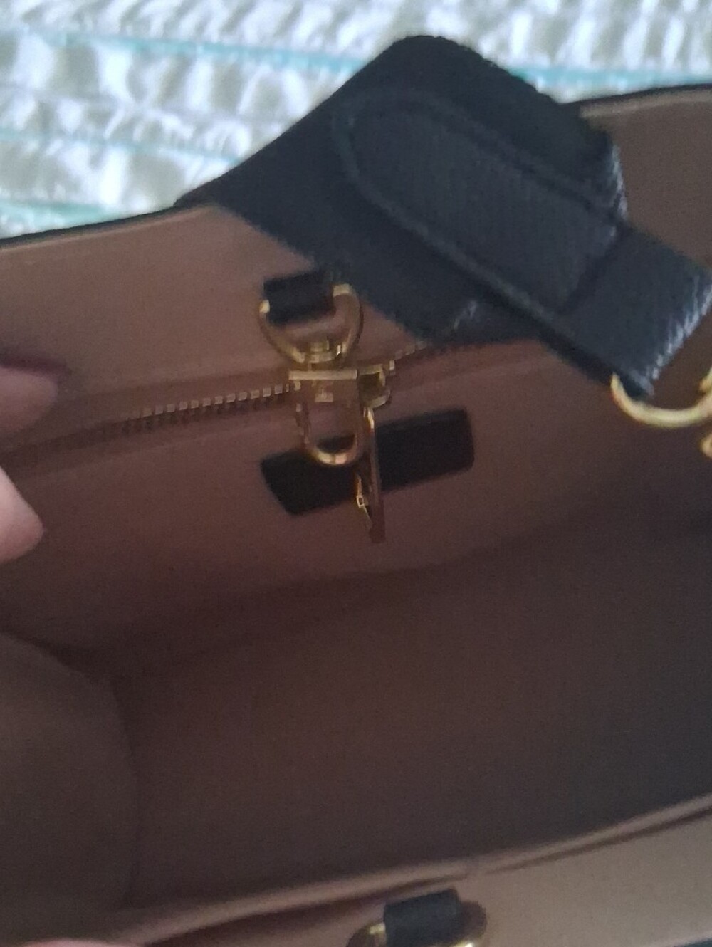 Source Unknown Black Monogram Crossbody - Picture 5 of 13
